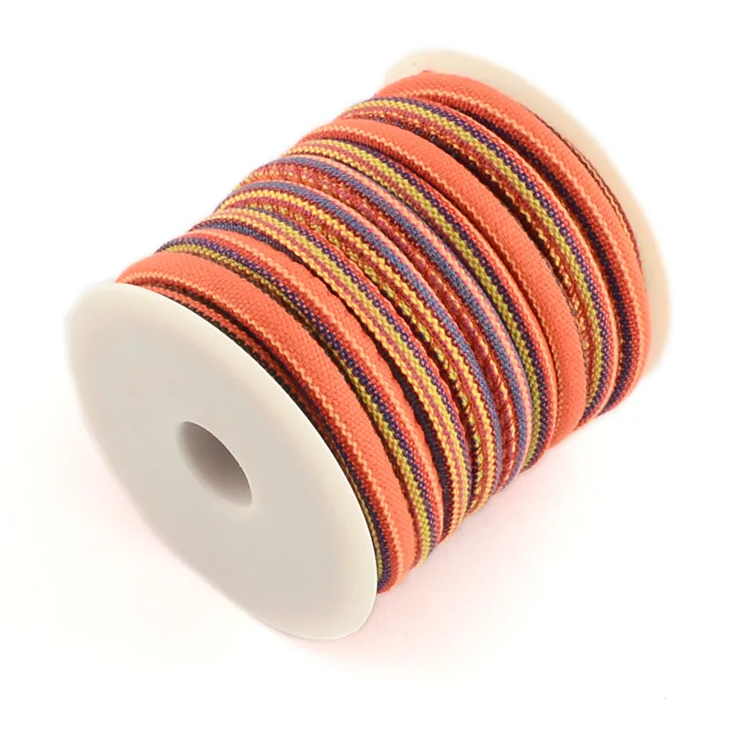1 рулон 6 ~ 7 мм Шнур в этническом стиле Ткань шнура для изготовления ювелирных