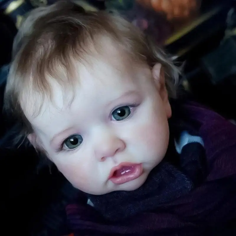 

22 inchs 55cm silicone reborn baby doll costume accessory For Baby Suit Festival Doll Gift set Birthday Clothes T1H5