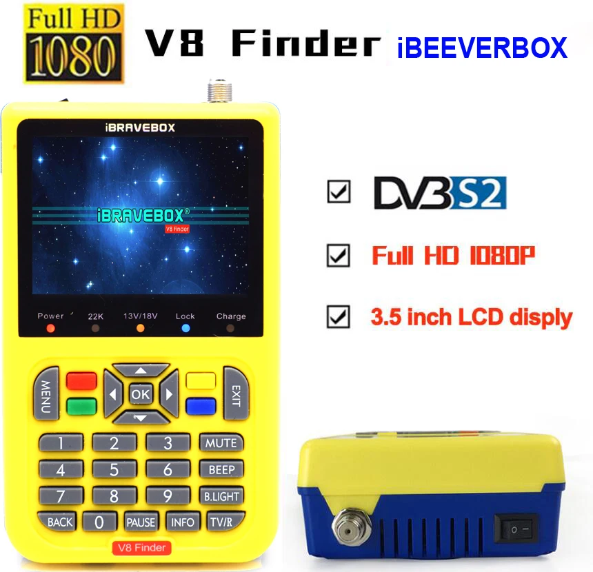 Finder DVB S2 спутниковый метр искатель лучше чем kpt 716ts SATLINK WS 6906 6916 6950 ws 6933 ws6933 ST