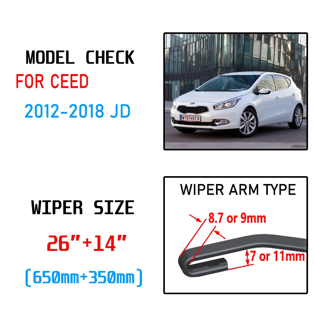 Для KIA Ceed 2012 2013 2014 2015 2016 2017 2018 JD аксессуары Автомобильные передние