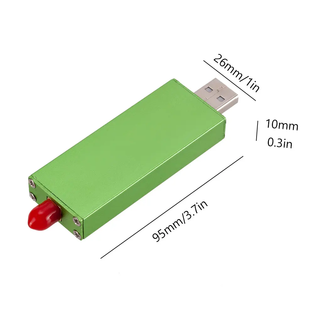 

1Pcs USB SDR Receiver 25 MHz-1760 MHz Operating Frequency AM/NFM/FM/DSB/USB/LSB/CW Reception Modes Defined Radio Receiver