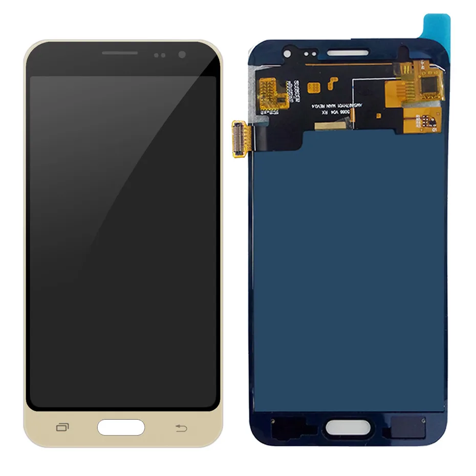 TFT lcd для samsung Galaxy J3 J320 дисплей SM-J320FN/M/H/DS кодирующий преобразователь сенсорного экрана в сборе Замена Рамки кнопка Home