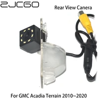 zjcgo hd ccd car rear view reverse back up parking night vision waterproof camera for gmc acadia terrain 20102020