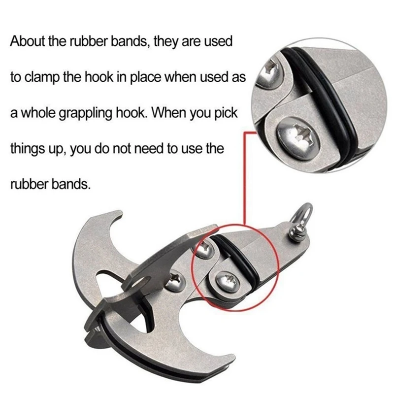 XSXS мульти инструменты из нержавеющей стали для выживания складной крюк захвата