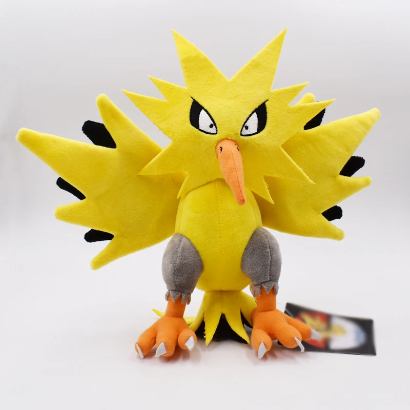 Takara Tomy Pokemon плюшевые куклы 29 см Zapdos мягкая игрушка каваи мальчики подарки на день