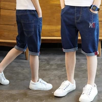 ienens kids boys clothes skinny jeans classic pants children denim clothing trend bottoms baby boy casual shorts trousers