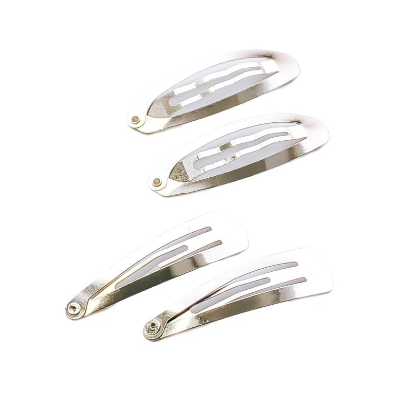 20Pcs Hair Clips Hairpins Base Stainless Steel for DIY Jewelry Making Supplies Wholesale Accessories Metal Hairgrip Finding - купить по