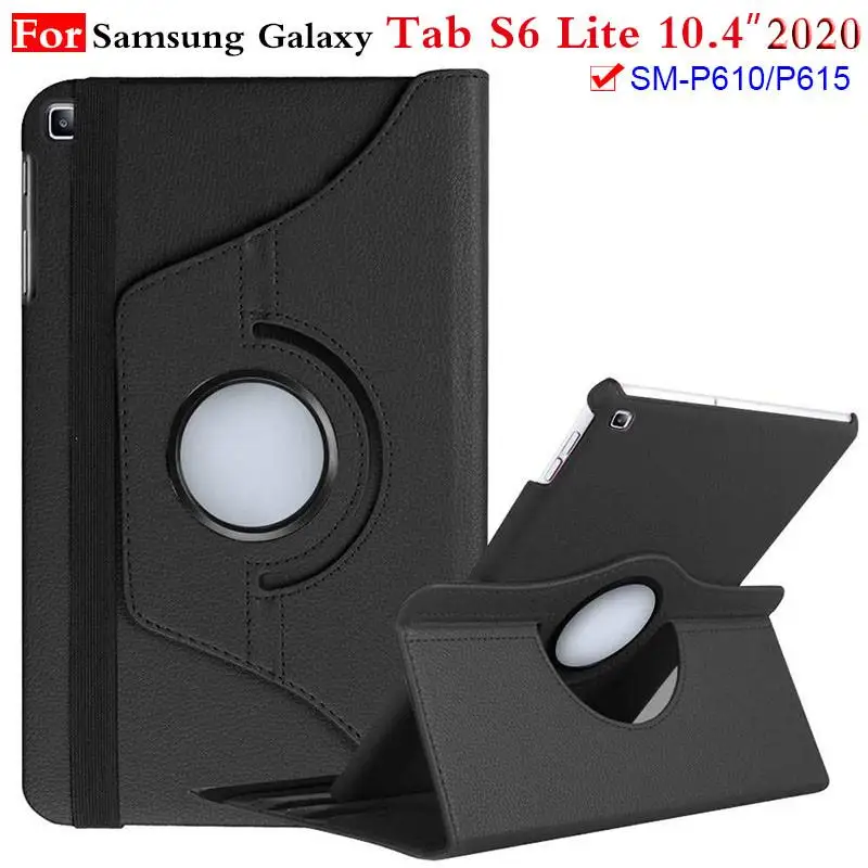 

Для Samsung Galaxy Tab S6 Lite 10,4 дюймов P610 P615C 2020 дюймов вращающаяся на 360 градусов подставка-держатель чехол для планшета защитный чехол для p610