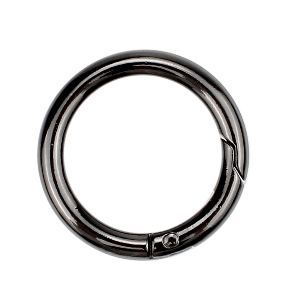 4Pcs Openable Keyring Metal Spring Gate O Ring Leather Bag Belt Strap Buckle Dog Chain Snap Clasp Clip Trigger Luggage | Багаж и сумки