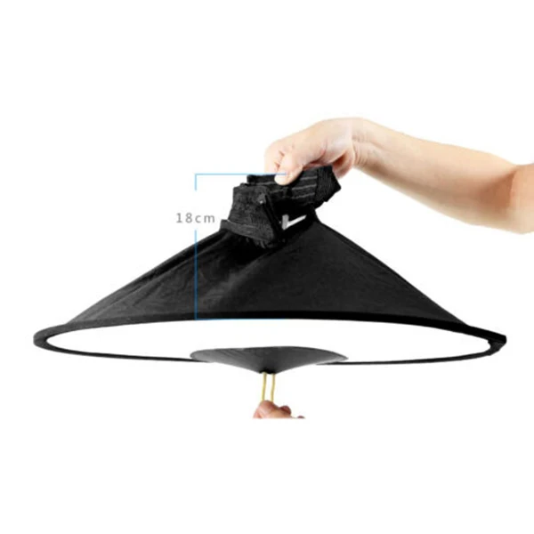 17 Inch Conical Flash Softbox Foldable Macro Ring Diffuser for Photography | Электроника