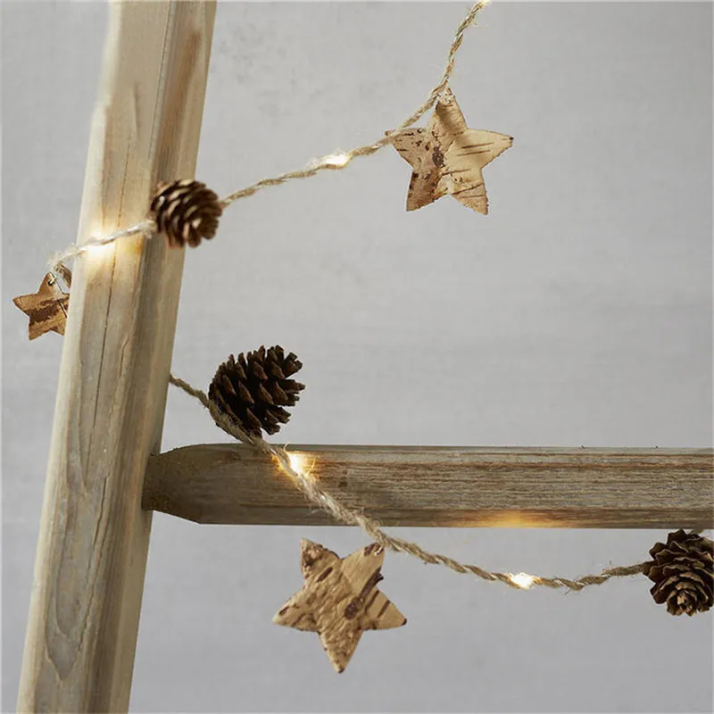 

Christmas Decorations for Home 2m 20 Led Copper Wire Pine Cone Led Light Christmas Tree Decorations Kerst Natal Navidad Noel