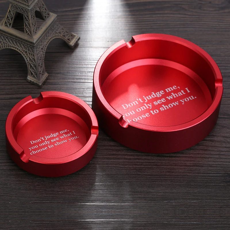 Высокое качество пепельница держатель для хранения спальня алюминиевый сплав