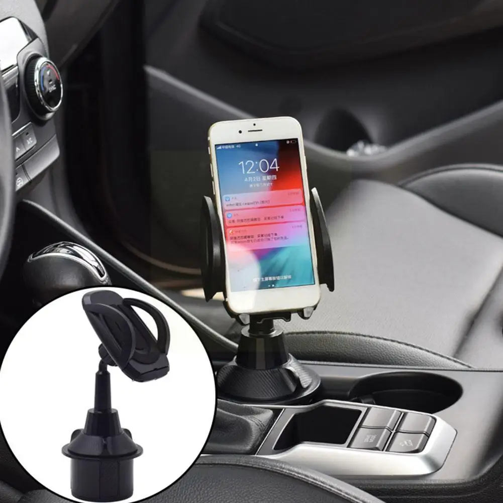 

360° Universal Car Mount Adjustable Cup Holder Cradle Rotating Stand Cell Clip Support Mobile Phone Mount Air Vent Auto Stand