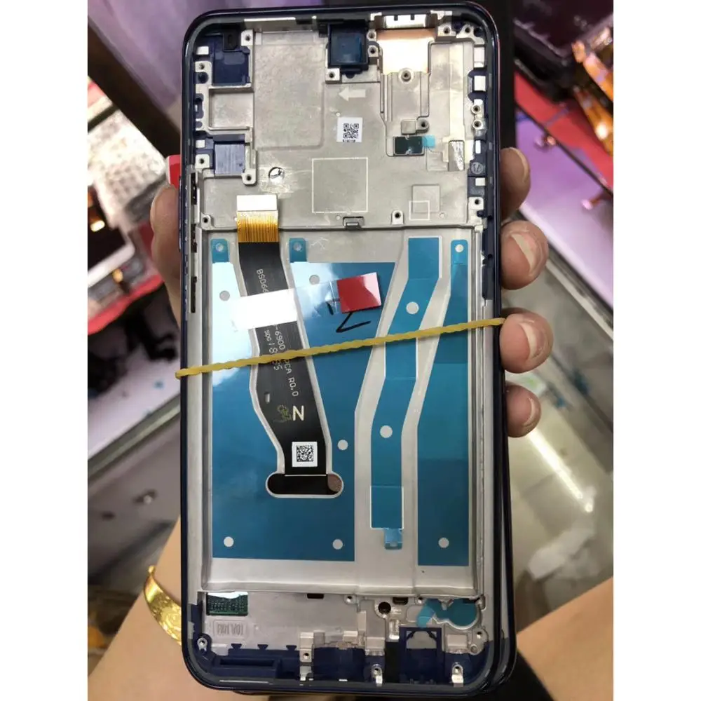Протестированный черный 6,59 дюймов для huawei Y9 Prime STK-LX1 ЖК-дисплей кодирующий преобразователь сенсорного экрана в сборе с рамкой