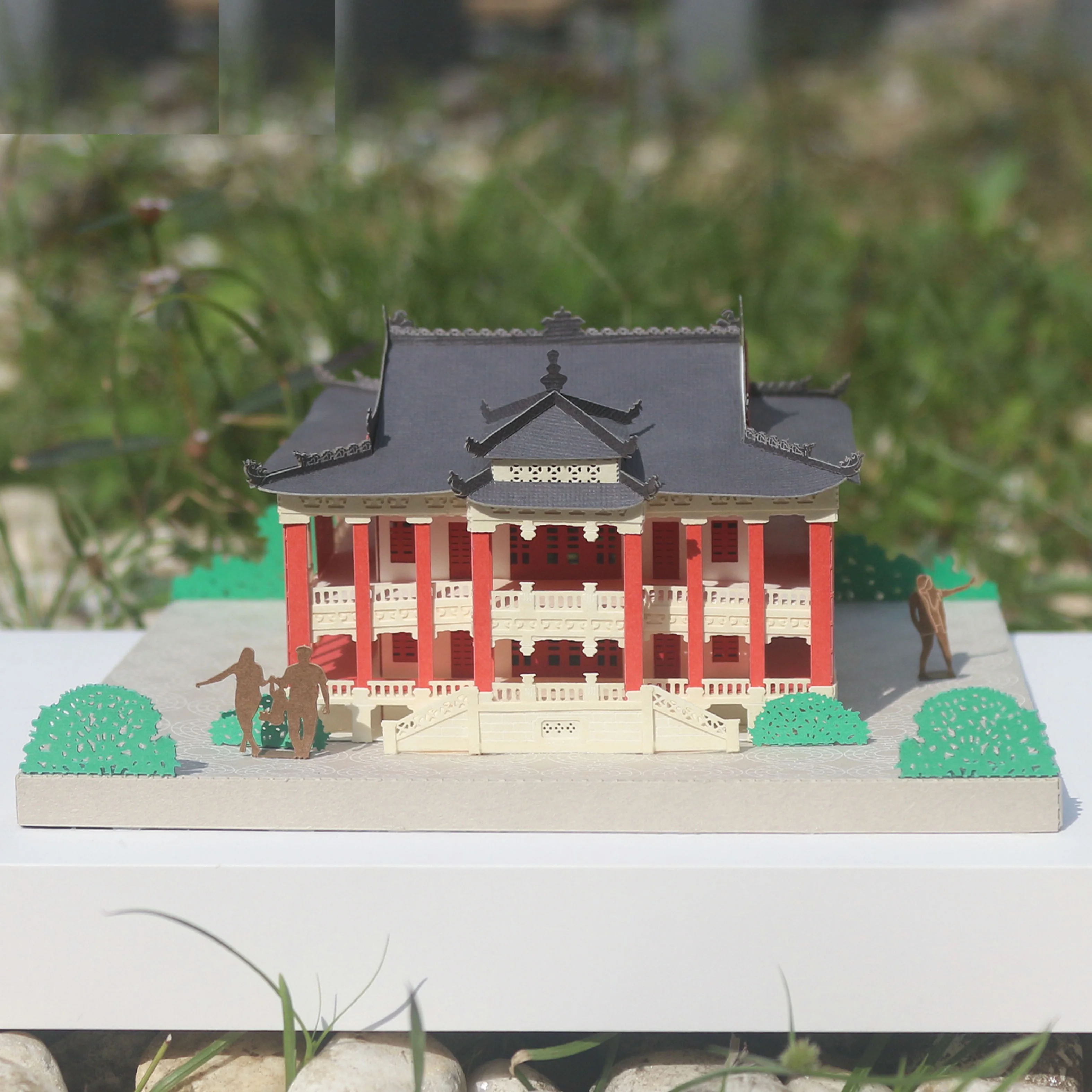 3D головоломка бумажная модель здания игрушка Великая мировая культура Китай