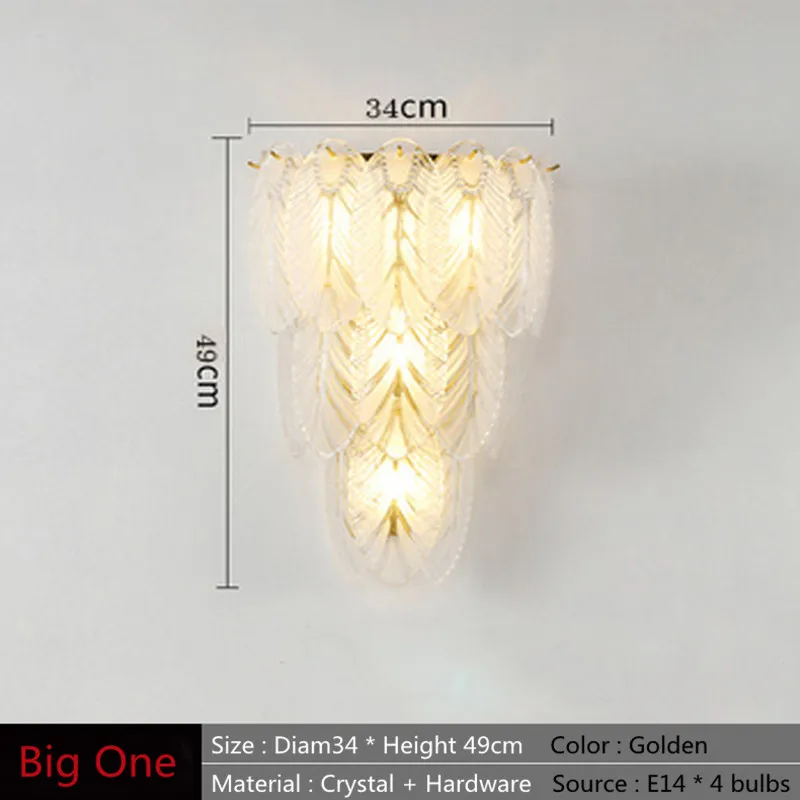 Современный роскошный декоративный настенный светильник в скандинавском стиле