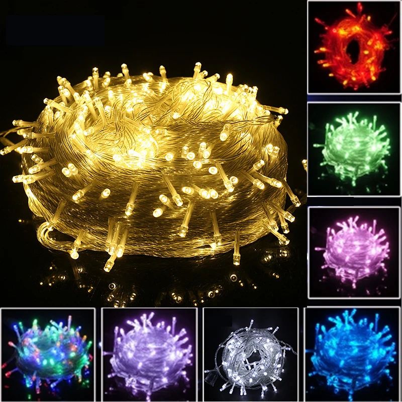 

Led Light Curtain Fairy String Light Flash Garland New Year Decoration Wedding Decor Christmas Decoration Christmas Goods Hogar