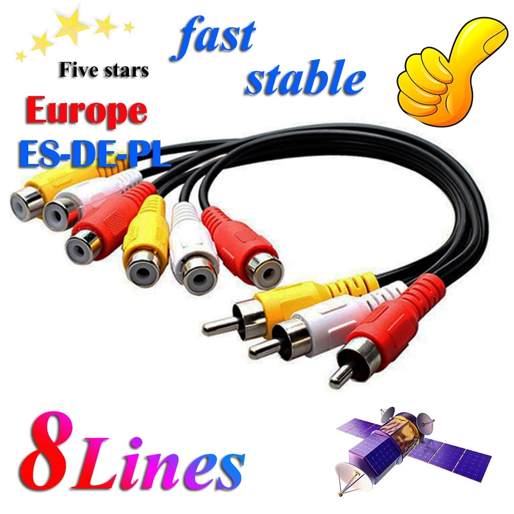 

DVB S2 стабильный V8 Nova Clines Europe 8 линий