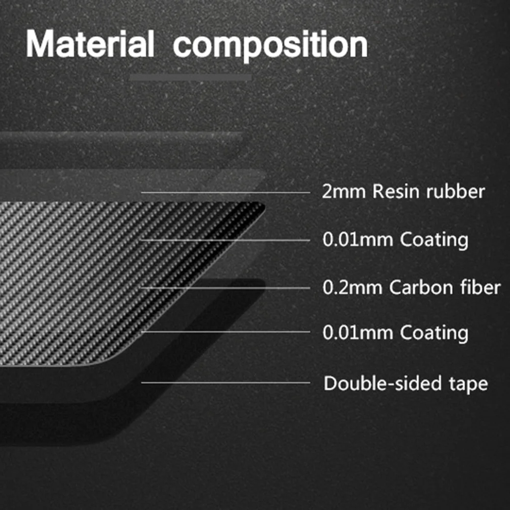 Украшение интерьера приборной панели крышка планки 2 шт Черный автомобиля