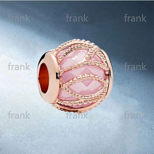 

781968PCZ Rose Pink Intertwining Radiance Charm