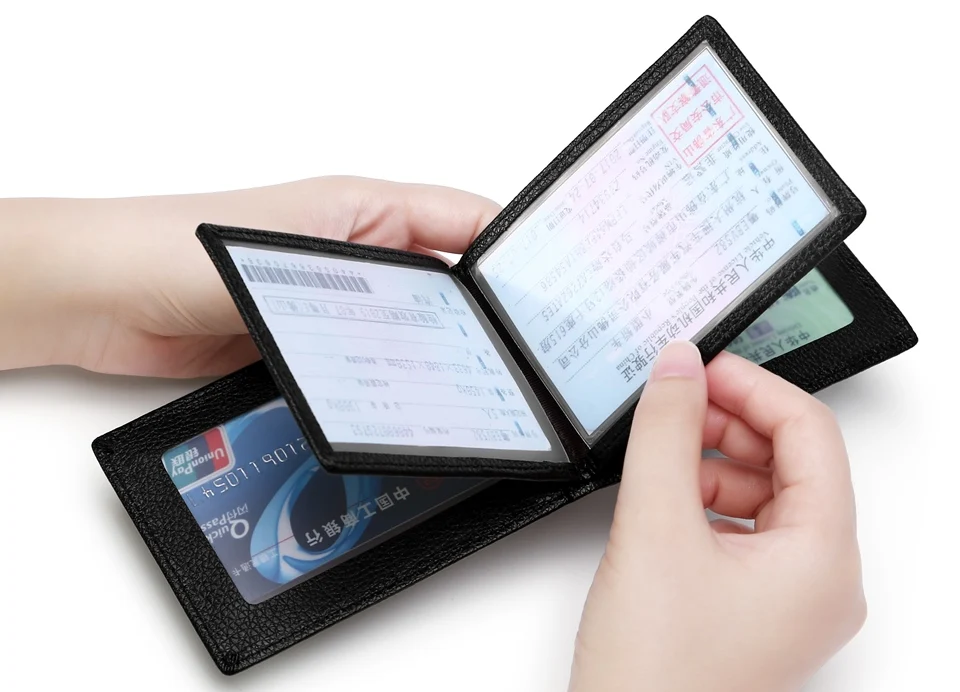 

Classic Women Men license Driver License Holder PU Leather Card Bag For Car Driving Documents Business ID Passport Card Wallet