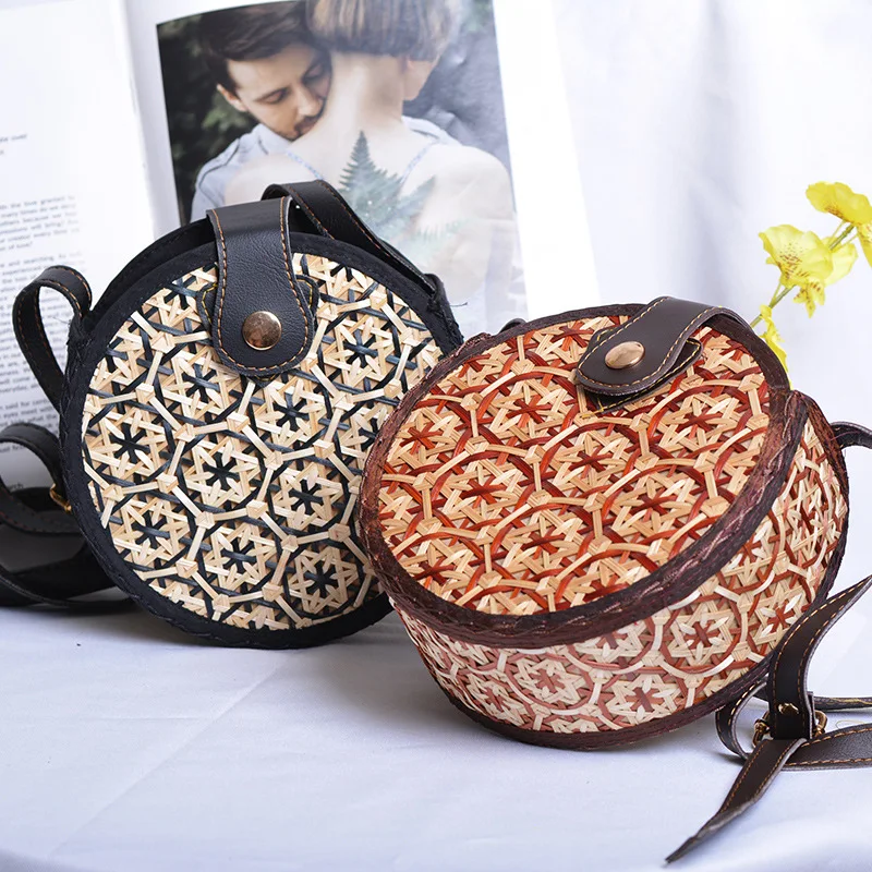 Сумка кросс боди Женская из ротанга в богемном стиле| |