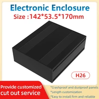 142w53 5h cnc aluminum switch equipment case power instrument protect junction outlet service batterie externe project enclosure