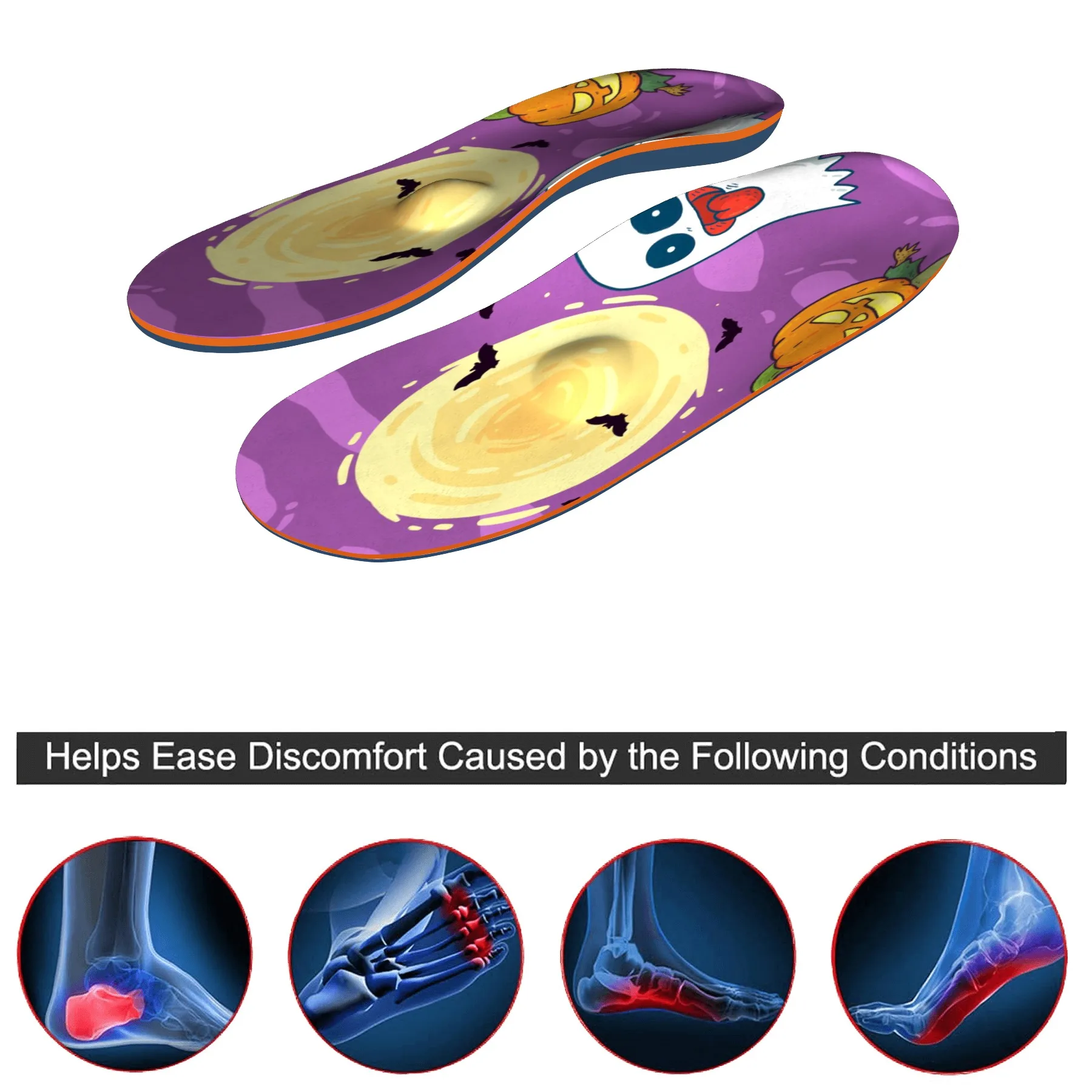 Ортопедические стельки с подогревом для подогрева плоскостопия подошва