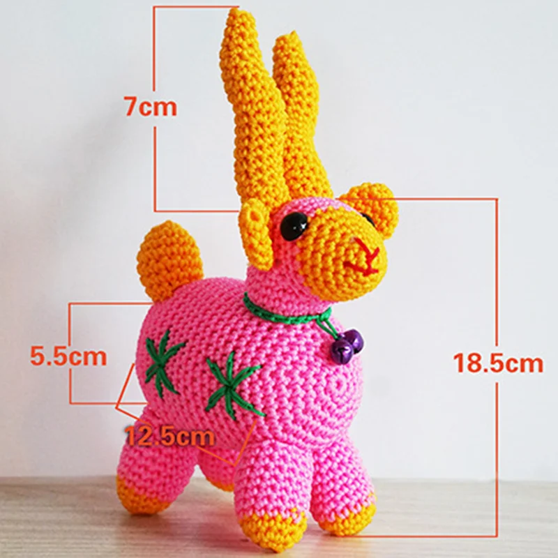 Козья Антилопа ручной работы детские мягкие плюшевые животные игрушка кукла