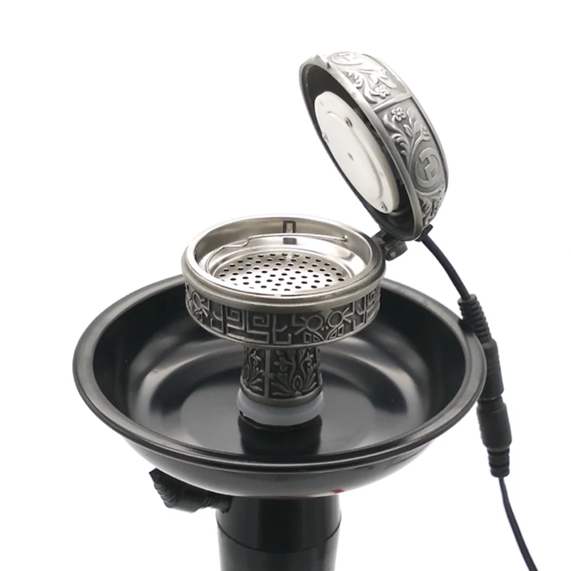 Электронный кальян большого размера многофункциональный металлический