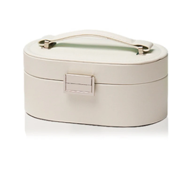 

Double-Layer Jewelry Box Portable Travel Jewelry Storage Box Earrings Earring Storage Box Jewelry Box
