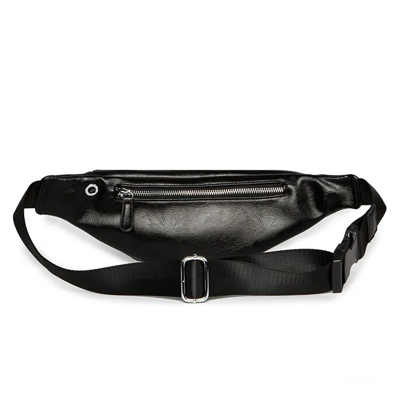 Роскошная мужская поясная сумка из искусственной кожи модная Регулируемая Heuptas