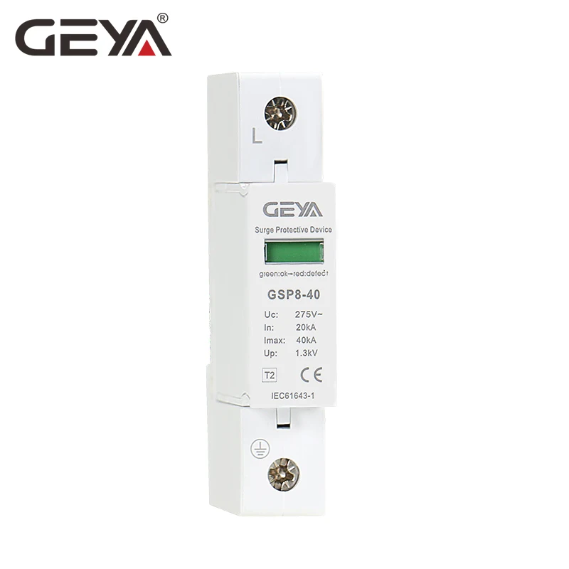 Устройство защиты от перенапряжения GEYA GSP8 1P 40KA SPD устройство для низкого