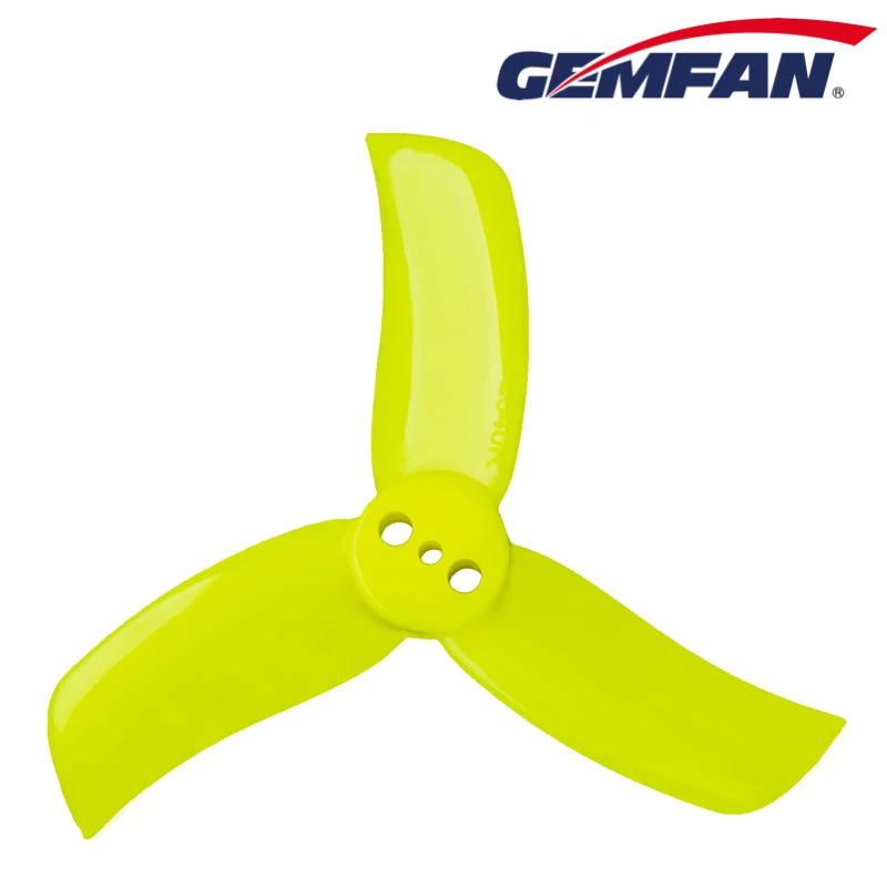 Gemfan Hulkie 2040 2X4X3 3-лопастной Пропеллер из поликарбоната с 3 отверстиями для