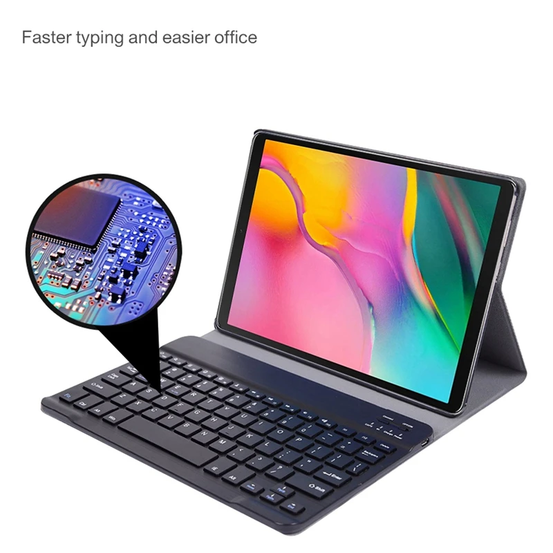 

P610 Bluetooth Keyboard Case Suitable for Samsung Galaxy Samsung Galaxy Tab S6 Lite SM-P610 Tablet Keyboard Case Black