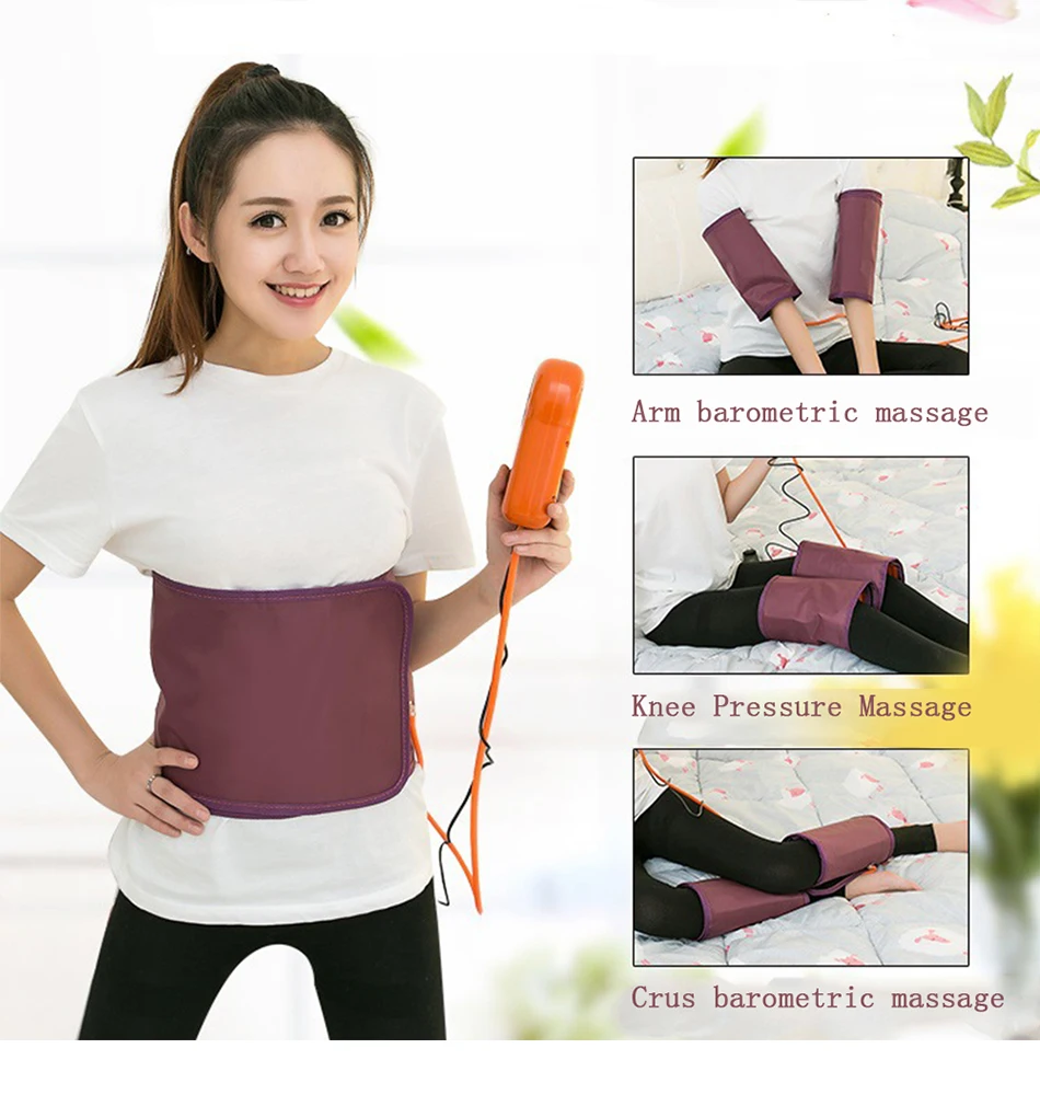 Electric Leg Massager Relief Fatigue Air Compression Massager Foot Leg Machine Relaxation Calms Tired Soothes Muscle