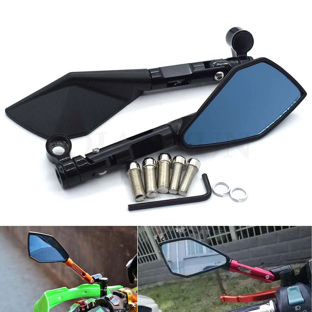 Универсальный ЧПУ Алюминиевый сплав голубое стекло зеркало заднего вида боковое