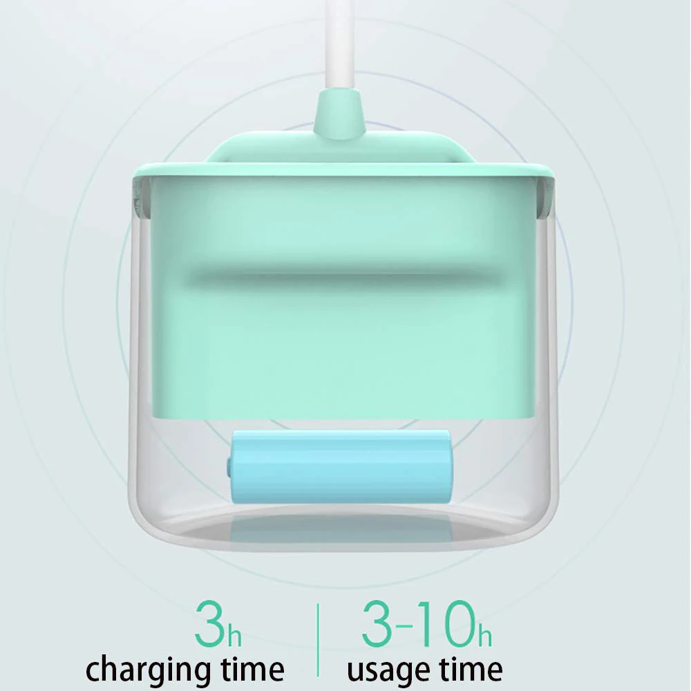 Перезаряжаемый держатель ручки светодиодный настольная лампа Гибкая Настольная
