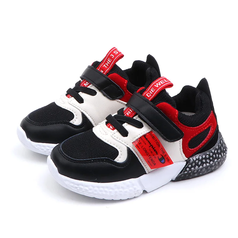 2019 осенние детские кроссовки для девочек обувь мальчиков модная повседневная