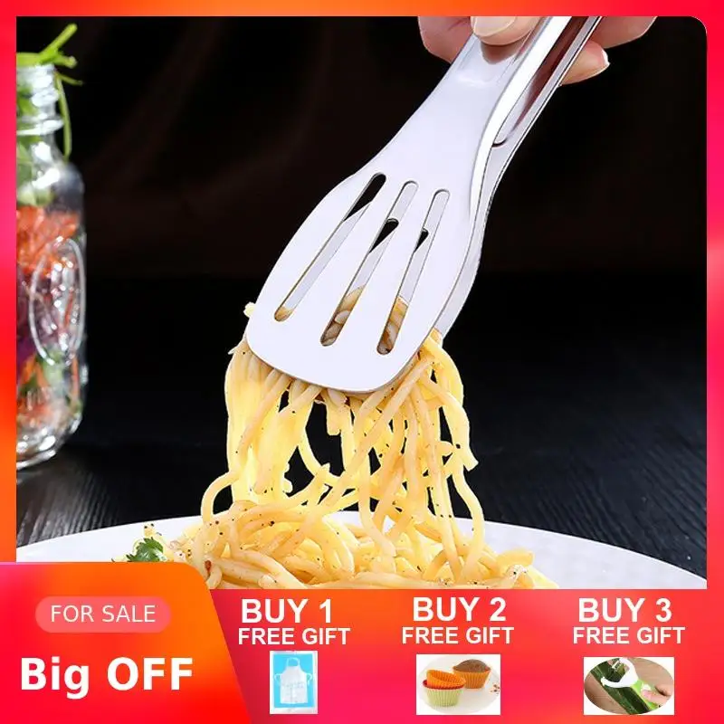 Кухонная утварь щипцы для еды из нержавеющей стали 304 готовки барбекю мяса буфет