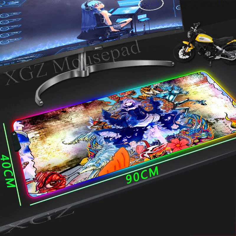 XGZ Великолепный костюм принцессы для девочек на заказ большие RGB коврик мышки с