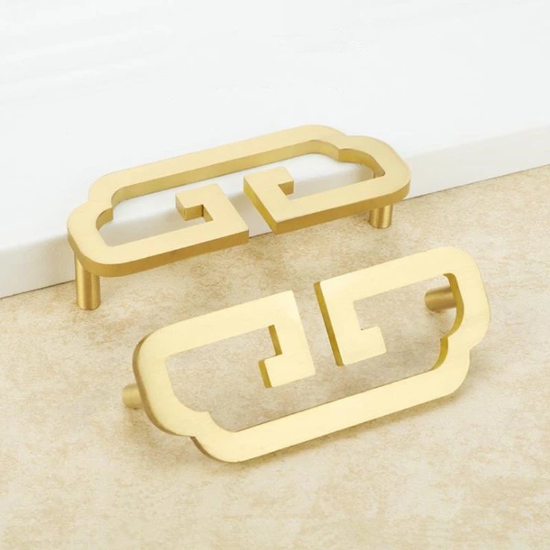 LCH Твердые Латунные Дверные ручки ручка для ящика шкафа дверная новый дизайн