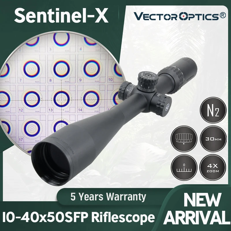 Vector Optics Sentinel X 10 40x50 прицел для пневматической винтовки Охотничий Тактический