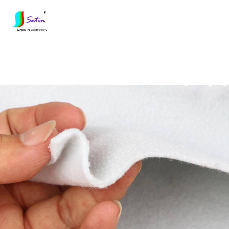 Белая односторонняя клейкая хлопковая прокладочная сумка/прокладки стеганый