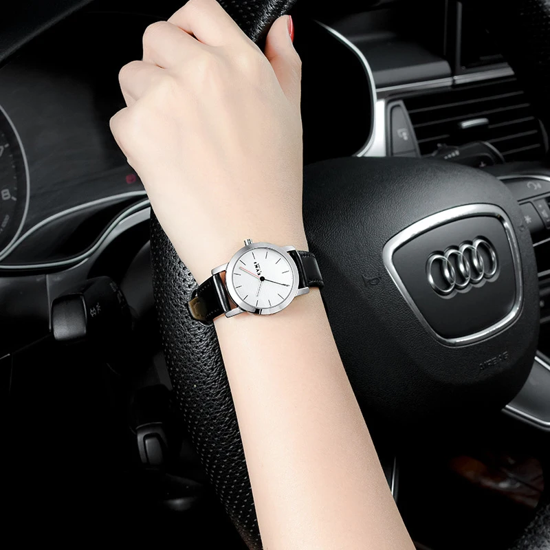 

NO.2 Brand Women Leather Watches Retro Simple Female Ladies Dress Quartz Wrist Watch For Men Clock Relogio Reloj