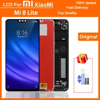100 tested 6 26 original lcd display for xiaomi mi 8 lite lcd display touch screen digitizer assembly replaceable screen