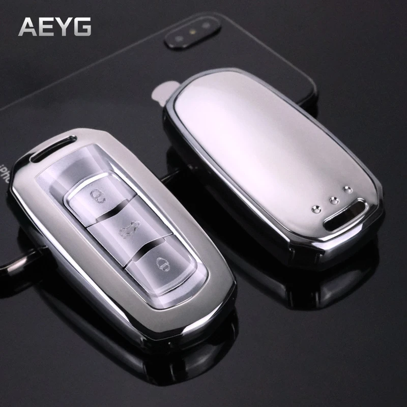 

New TPU Car Key Case Cover Shell Fob For Geely Atlas Boyue NL3 EX7 Emgrand X7 EmgrarandX7 SUV GT GC9 Protected Shell Accessories