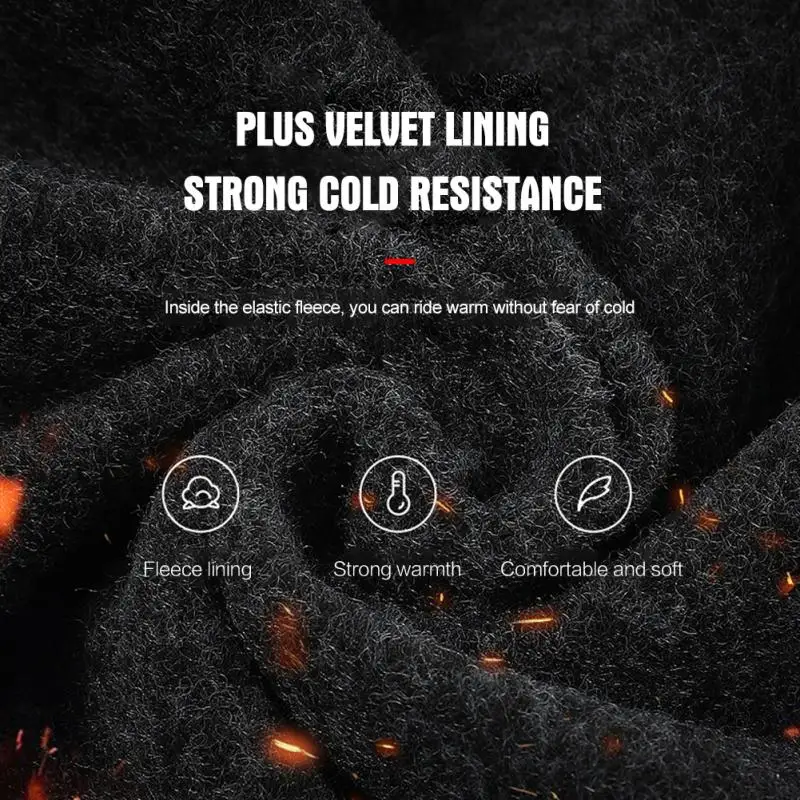 Зимняя велосипедная маска Флисовая теплая Ветрозащитная для лица велоспорта