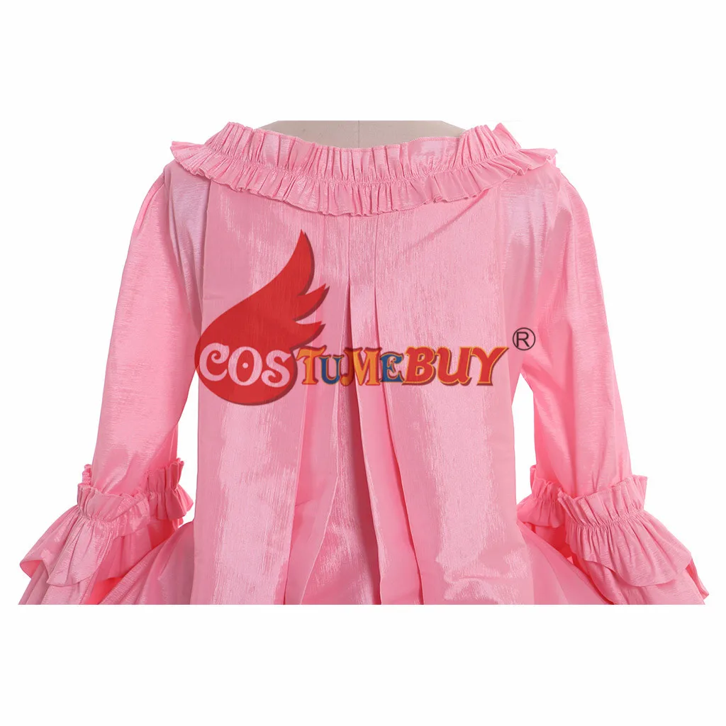 Costumebuy викторианская Мария Антуанетта Rococo колониальное бальное платье розовое