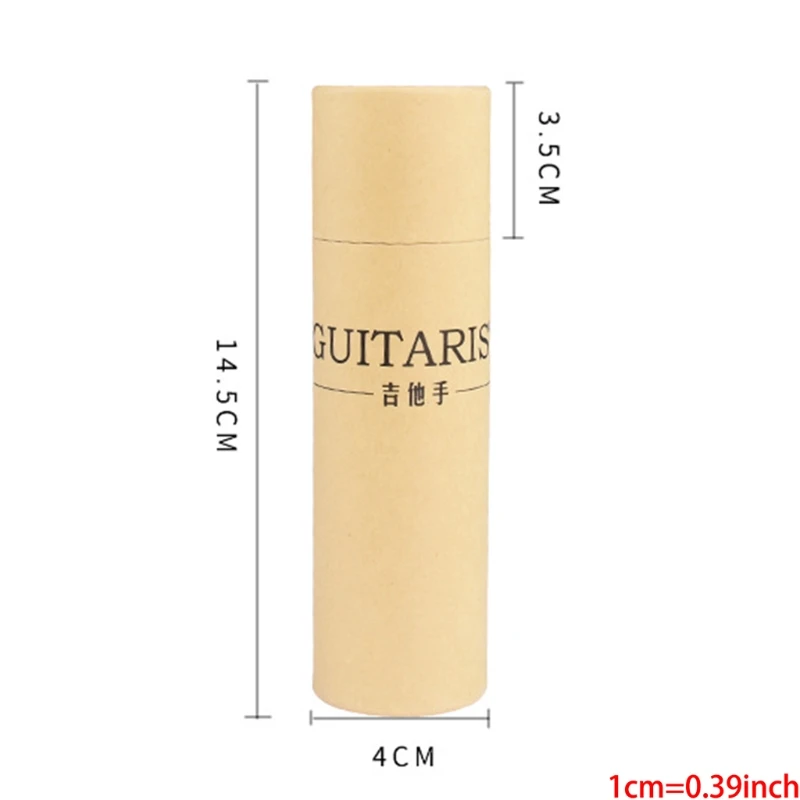 

100Pcs 0.46mm Random Color Celluloid Guitar Picks with Cylinder Storage Box for Bass Electric Acoustic Guitars Accessory